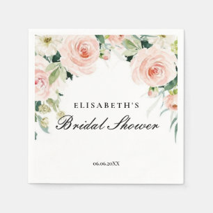 Bridal shower rosa oro floral Foam Boards Napkin