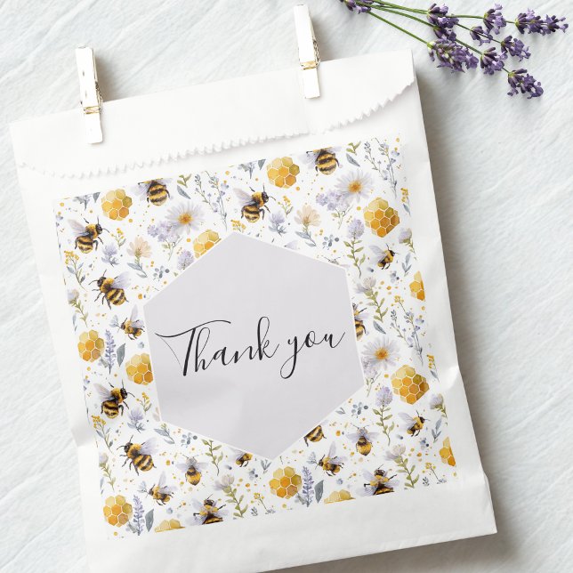 Bridal Shower She's Found Her Honey Thank You Favour Bag (Creator Uploaded)