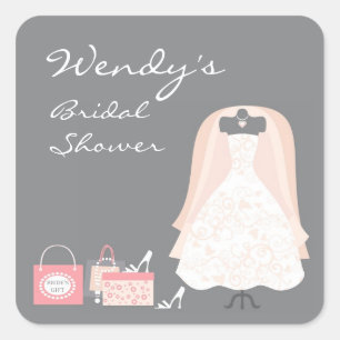 Bridal Shower Stickers