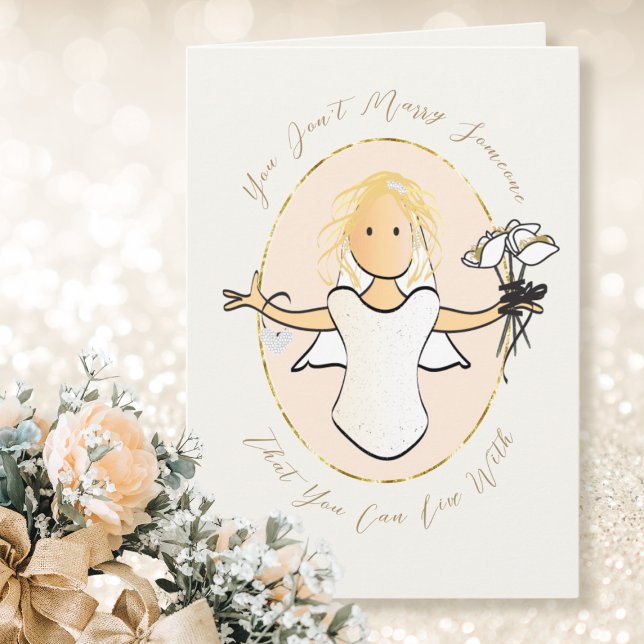 Bridal Shower Sweet Cute Funny Congratulations Card (Creator Uploaded)