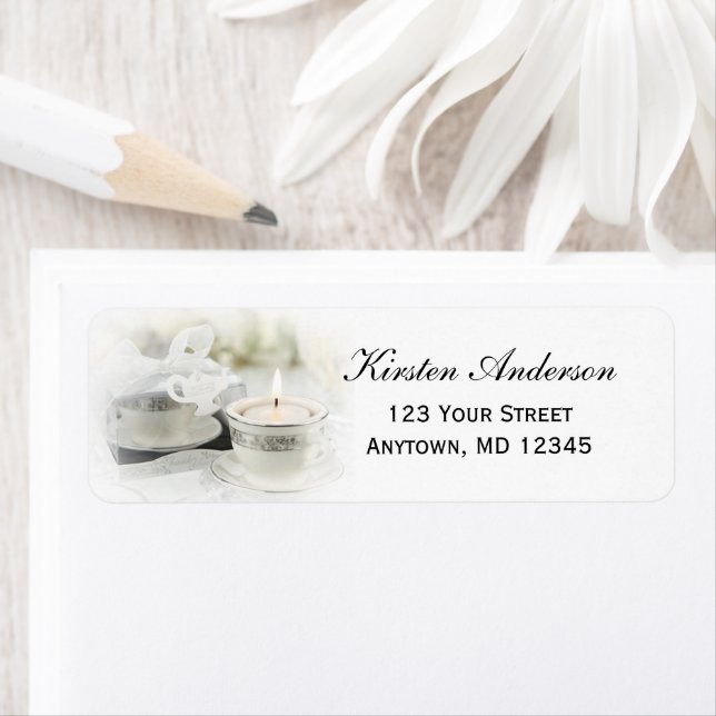 Bridal Shower Tea | Return Address Label (Insitu)