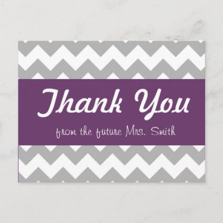 bridal shower thank you card