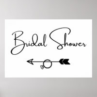 Bridal Shower this way arrow