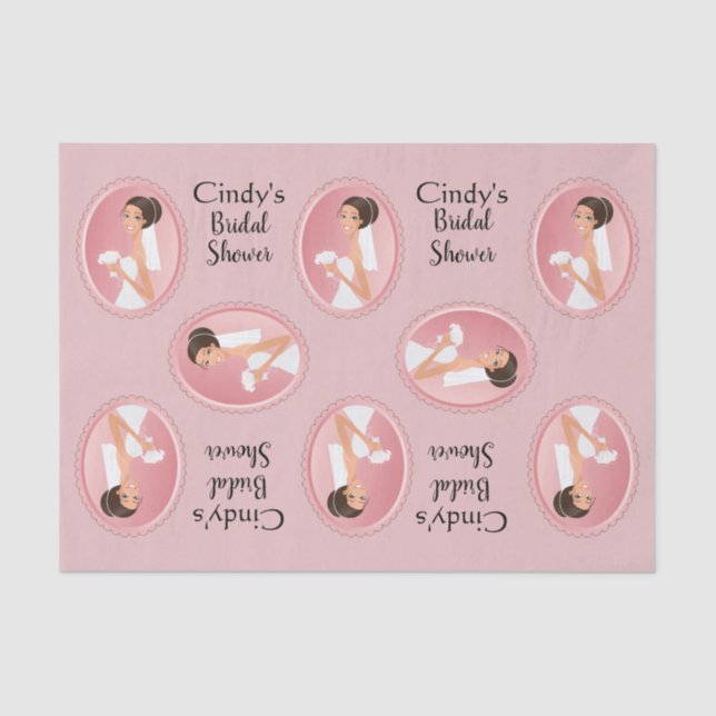 Bridal Shower Tissue Paper (Front)