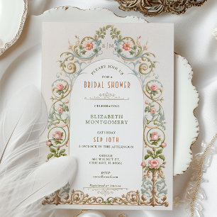 Bridal Shower Victorian Elegance Invitation