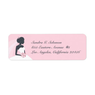 Bridal Shower Wedding Return Address Labels