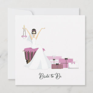 Bridal Shower White Wedding Dress Congratulations