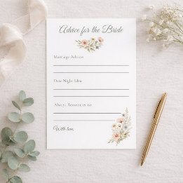 Bridal Shower Wildflower Advice for The Bride