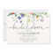 Bridal Shower Wildflower Shower Invitation