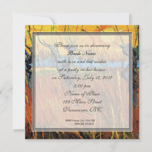 Bridal shower, Willows at Sunset Invitation