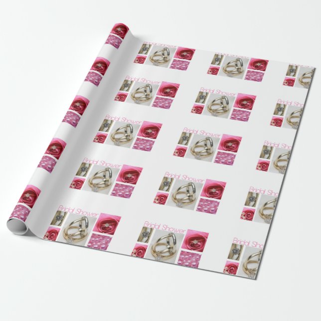 Bridal Shower Wrapping Paper (Unrolled)