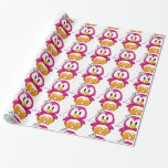 Bridal Shower Wrapping Paper<br><div class="desc">Give the new bride a gift wrapped in this adorable wrapping paper featuring a pink penguin wearing a veil. This adorable penguin design is patterned on our lovely wrapping paper that comes in 3 paper choices.</div>