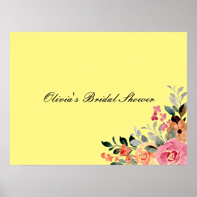 Bridal Shower Yard Sign (Front)