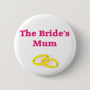 Bridal Showers and Bachelorette Parties 6 Cm Round Badge