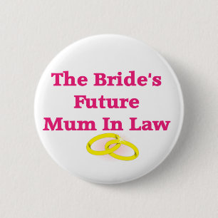 Bridal Showers and Bachelorette Parties 6 Cm Round Badge