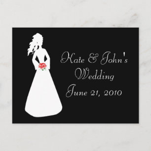 Bridal Silhouette II Postcard