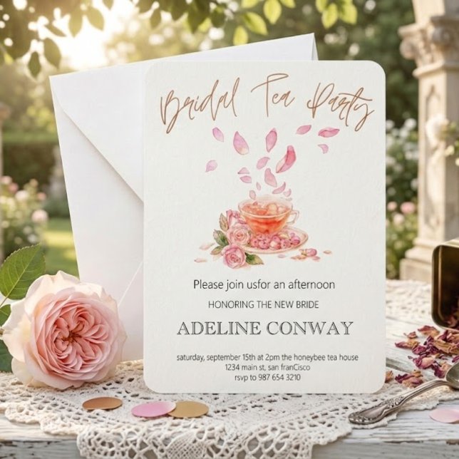 Bridal Tea Celebration Invitation (Creator Uploaded)