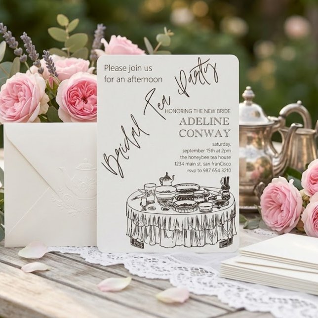 Bridal Tea Celebration Invitation (Creator Uploaded)