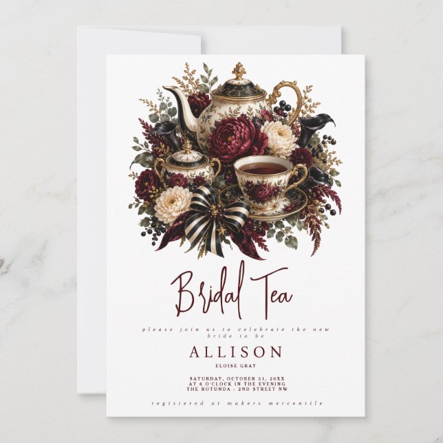 Bridal Tea Invitation (Front)