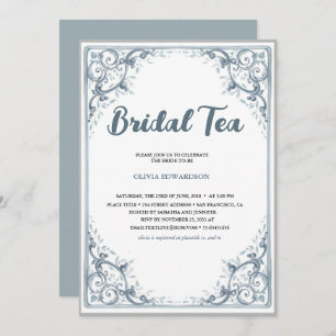 Bridal Tea Party Chinoiserie Bridal Shower  Invitation