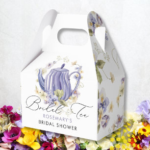 Bridal Tea Party Floral Bridal Shower Favour Box