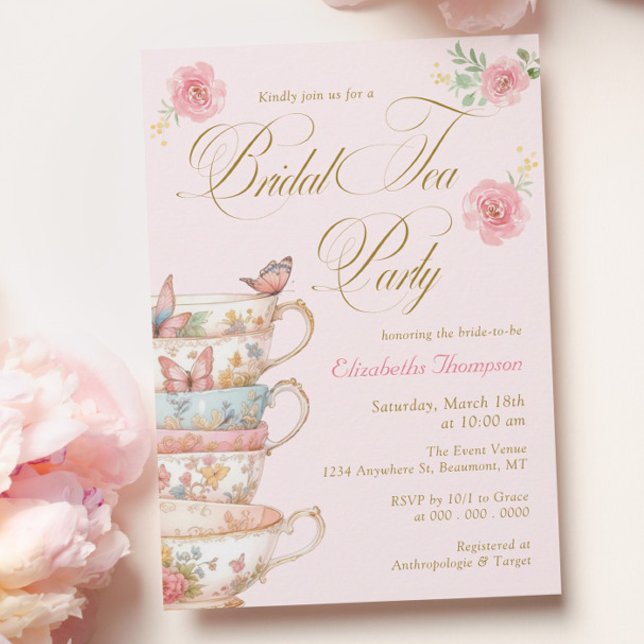 Bridal Tea Party  Invitation (Creator Uploaded)
