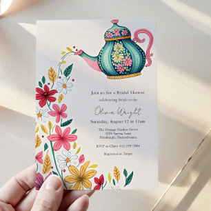 Bridal Tea Party Shower  Invitation
