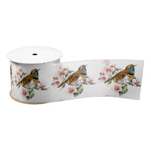 Bridal Tea Party Watercolors Satin Ribbon