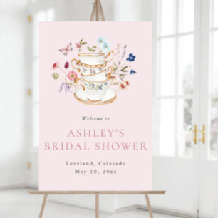 Bridal Tea Welcome Poster