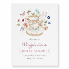 Bridal Tea Welcome Sign