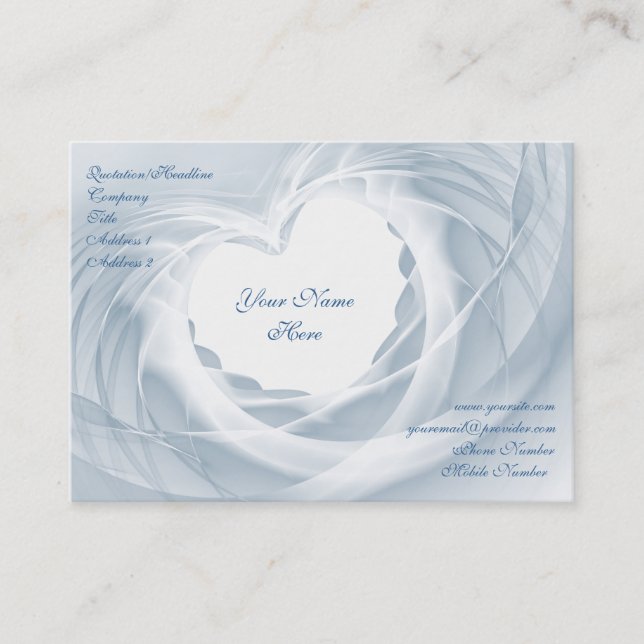 Bridal Veil Business Card (Front)