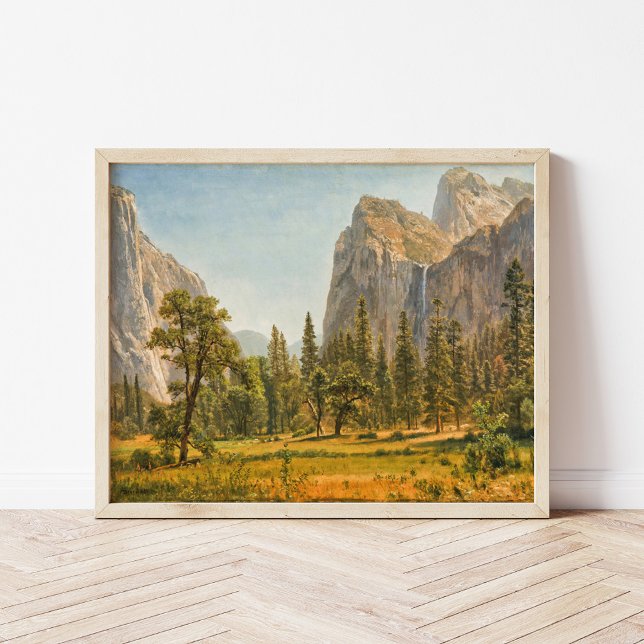 Bridal Veil Falls, California | Albert Bierstadt Poster (Creator Uploaded)