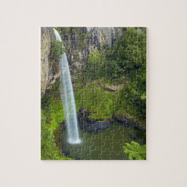 Bridal Veil Falls, New Zealand Jigsaw Puzzle (Vertical)