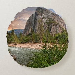 Bridal Veil Falls Round Cushion