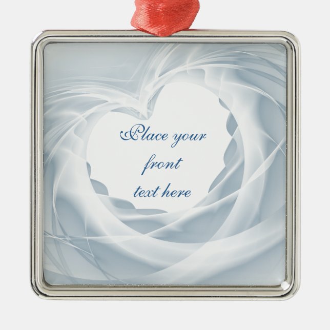 Bridal Veil Metal Ornament (Front)