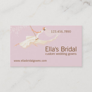 Bridal Wedding Gown Business Card