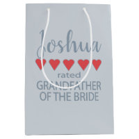 Bridal & Wedding Party 5 Heart Grandfather o Bride