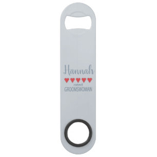 Bridal & Wedding Party 5 Heart Groomswoman