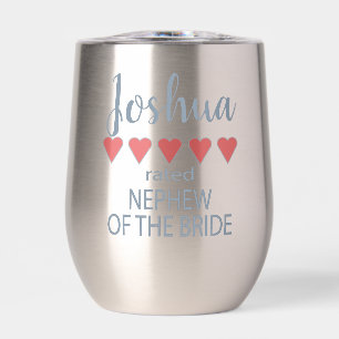 Bridal & Wedding Party 5 Heart Nephew of Bride