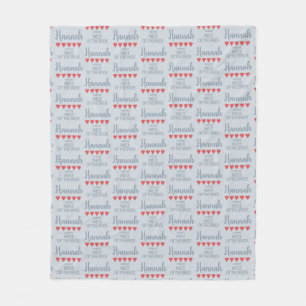 Bridal & Wedding Party 5 Heart Niece of Bride Fleece Blanket