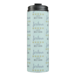 Bridal & Wedding Party 5 Star Best Man Thermal Tumbler