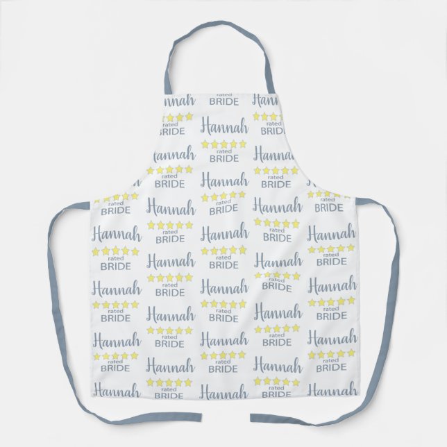 Bridal & Wedding Party 5 Star Bride Apron (Front)