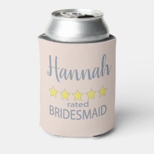 Bridal & Wedding Party 5 Star Bridesmaid Can Cooler