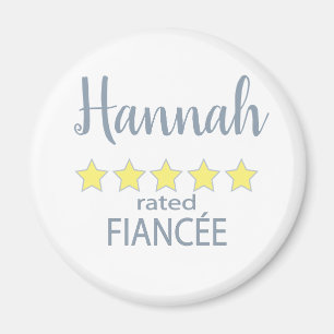 Bridal & Wedding Party 5 Star Fiancee Magnet