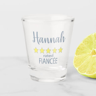 Bridal & Wedding Party 5 Star Fiancee Shot Glass