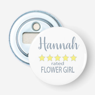 Bridal & Wedding Party 5 Star Flower Girl Bottle Opener