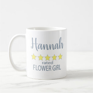 Bridal & Wedding Party 5 Star Flower Girl Coffee Mug