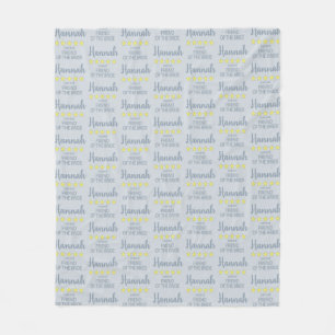Bridal & Wedding Party 5 Star Friend of Bride Fleece Blanket