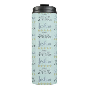 Bridal & Wedding Party 5 Star Godfather of Groom Thermal Tumbler