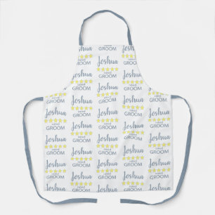 Bridal & Wedding Party 5 Star Groom Apron